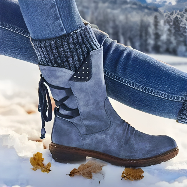 Barfusschweiz® - Winterstiefel mit mittlerer Wade