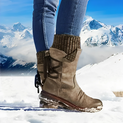 Barfusschweiz® - Winterstiefel mit mittlerer Wade